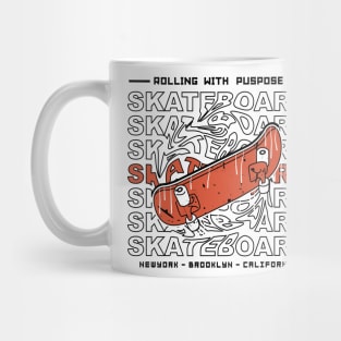 Rolling with Purpose t-shirt design Mug